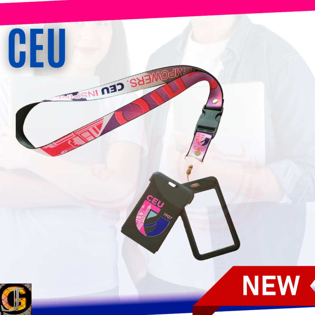 jg New CEU Design Centro Escolar University Durable Lanyards & Name ...
