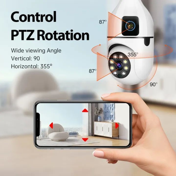 BUY 1 TAKE 1 V380 Pro CCTV Camera Dual Len 1080P HD Remote Monitoring ...
