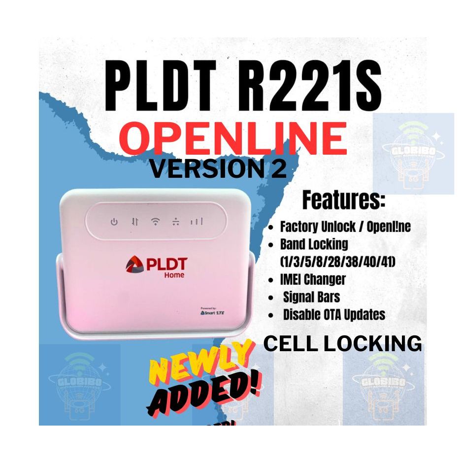PLDT R221S BOOSTEVEN V2 CAT 6 OPENLINE WITH BANDLOCKING IMEI CHANGER ...