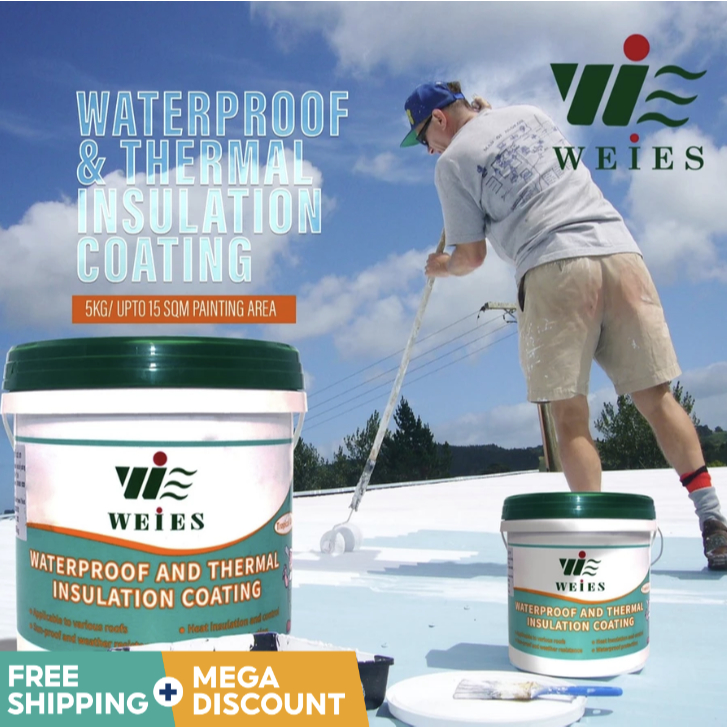 Weies Waterproof Thermal Heat Insulation Paint.Heat insulation and rust prevention Shopee Philippines