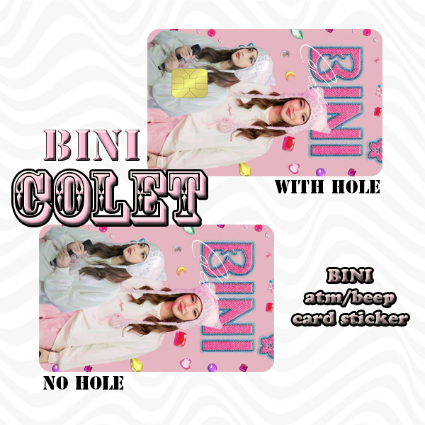 BINI jhoanna Card Sticker Vinyl Debit/ATM/beep card sticker skin ...