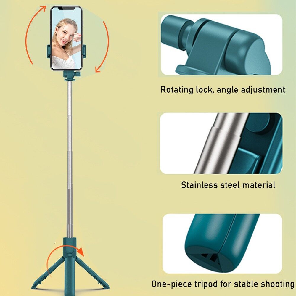 JC - 12 Extendable Mobile Phone Holder 3 in 1 Stand with Wireless ...