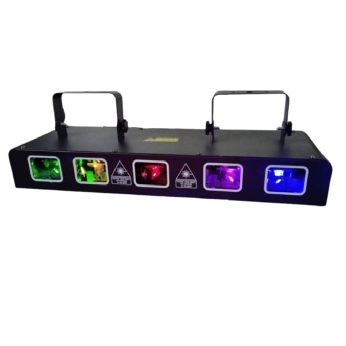 American Live RGBYC Laser Light LED Disco Stage Party Lights | Shopee ...