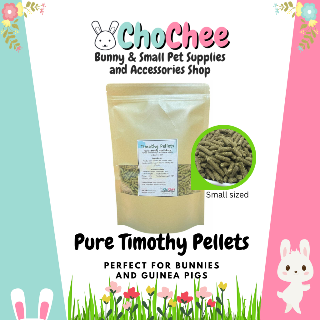 100% Pure Timothy Hay Based Pellets Green & New Small Size good for ...