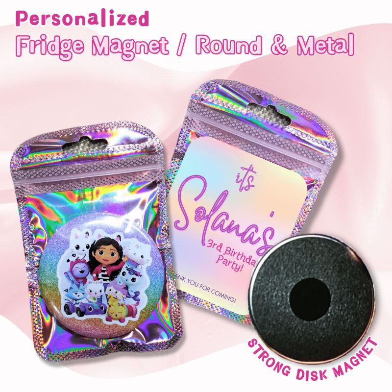 Personalized Round Fridge Magnet / Round Ref Magnet | Shopee Philippines