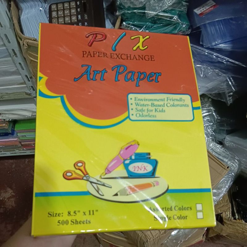 ART PAPER ASSTD 500pcs | Shopee Philippines