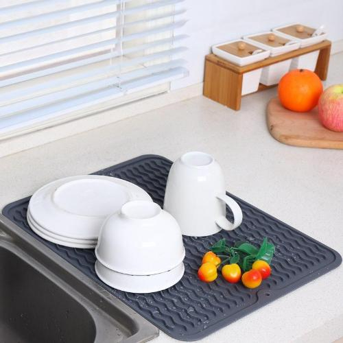 Silicone Kitchen Drain Mat Tabletop Vegetable Board Anti Slip Mat