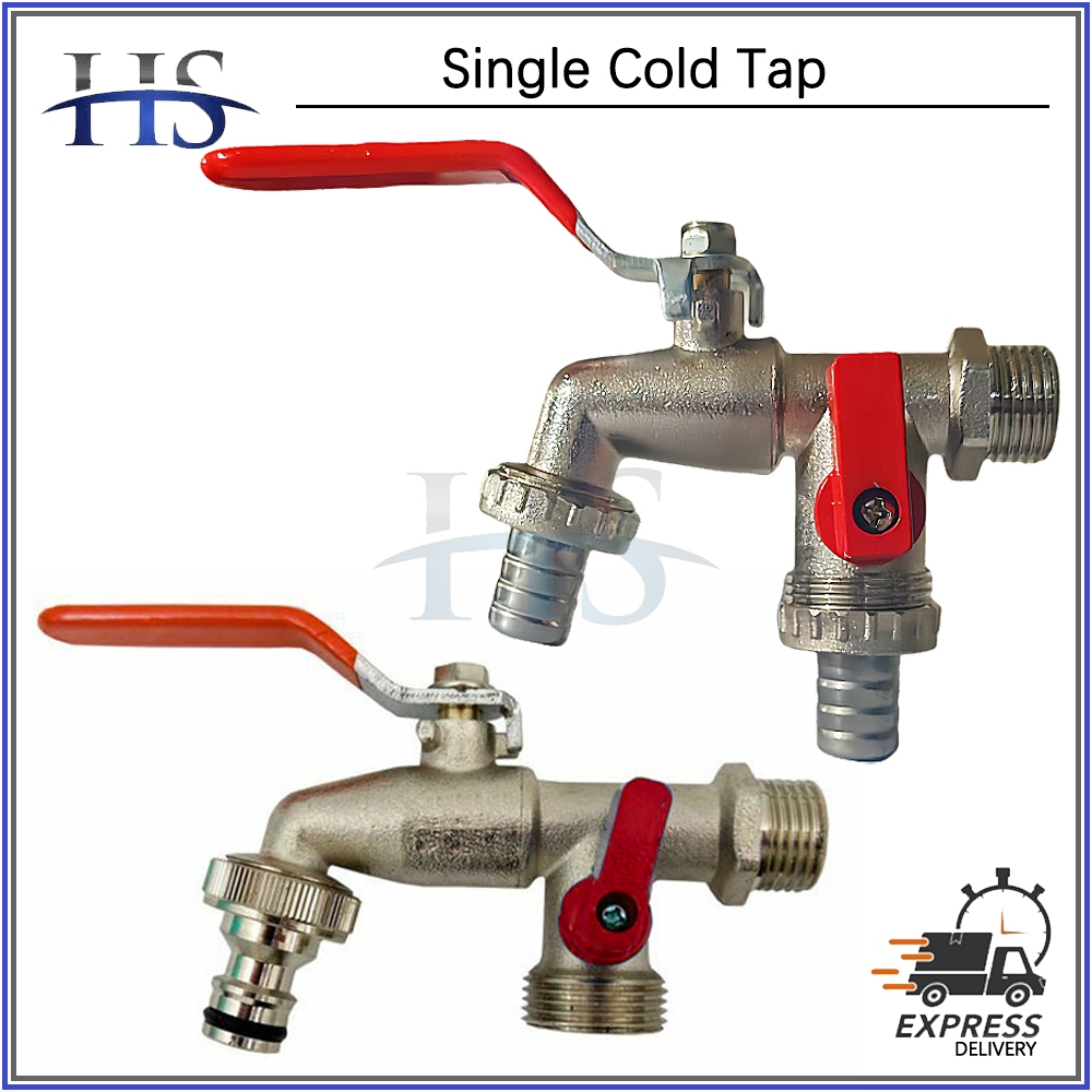 Faucet Brass 1/2'' Threaded Connection, Dual Outlet Spout ...