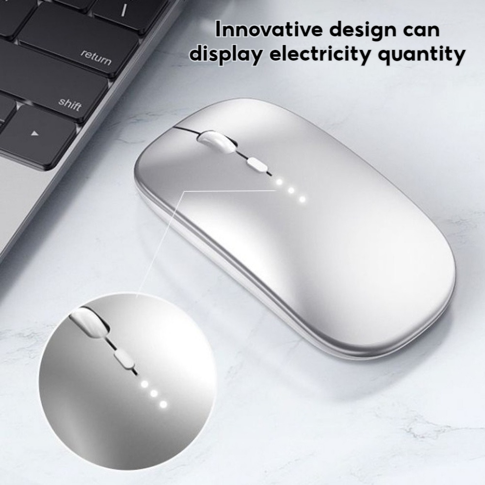 New Rechargeable Mouse Type-C Interface Dual-mode Power Display Version ...