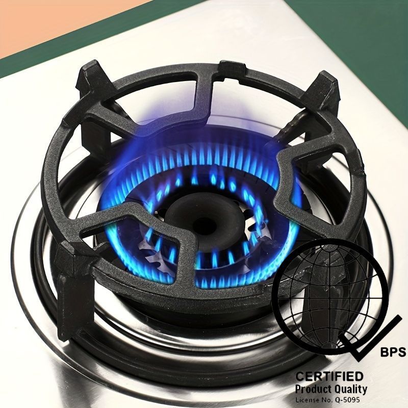 XK.Cast Iron Wok Support Rack Non-Slip Gas Stove Burner Rack for Home ...