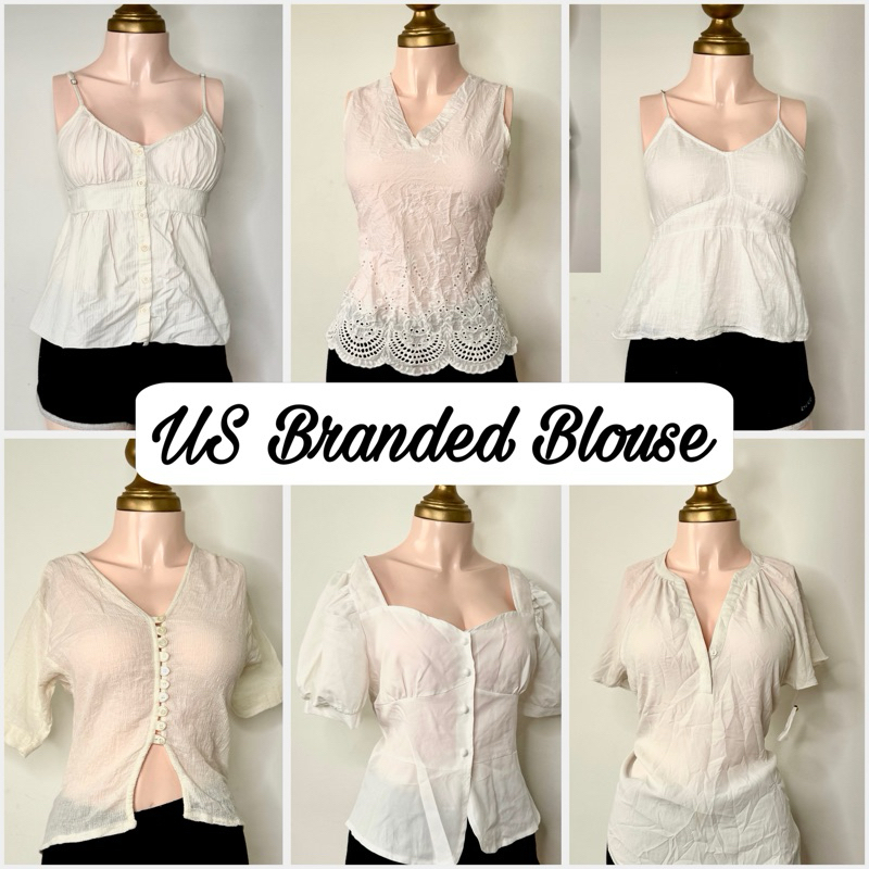Preloved US Branded Women Casual Blouse | Shopee Philippines