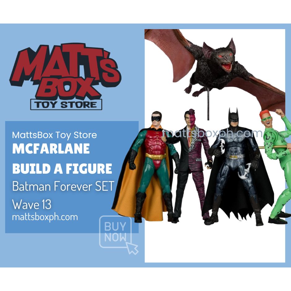 [0924] BATMAN FOREVER SET MISB (BATMAN, ROBIN, RIDDLER, TWO-FACE ...