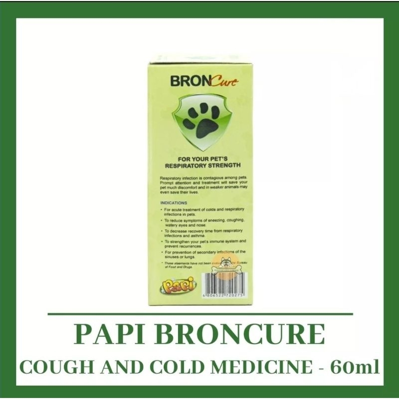 Papi Broncure For Cough And Colds Of Pets Herbal Medicine For ...