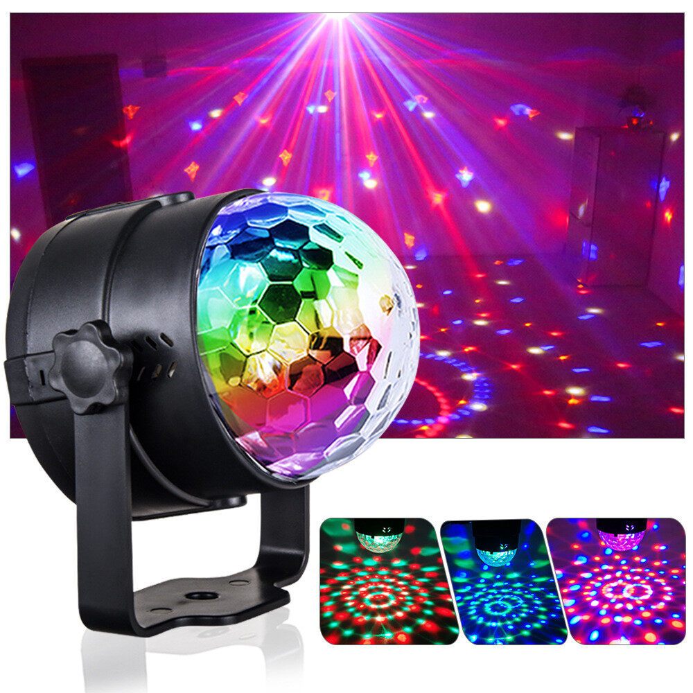 Remote Control Party Balls RGB Disco Lights Sensor Activated DJ ...