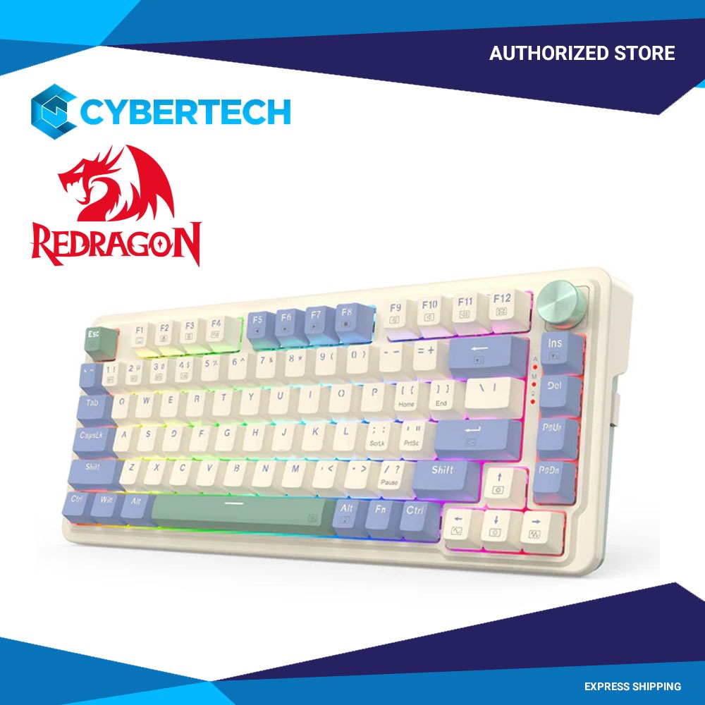 Redragon K673 Ucal Pro RGB Wireless 75% Gasket Hot-Swappable Mechanical ...