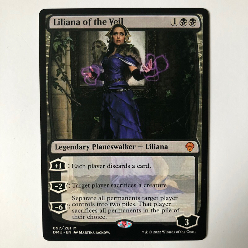 MTG Proxy Playtest Card - Liliana of the Veil (DMU) | Shopee Philippines