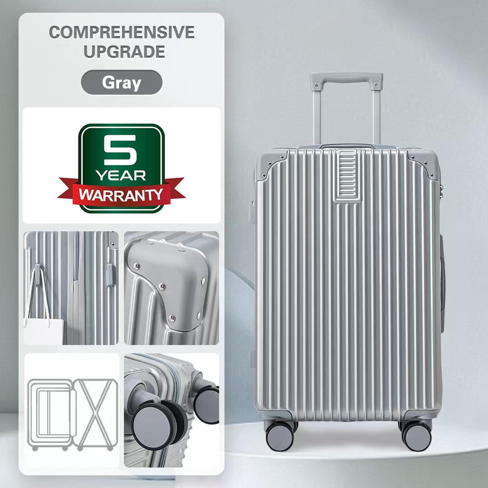 Aluminum Urban Luggage Travel Bag Suitcase Hand Carry Luggage Anti Theft Lock Shopee Philippines