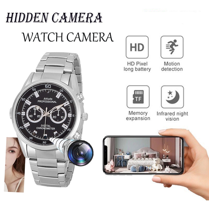 HD1080P Hidden Camera Spy Camera Watch Camera Mini Camera Video ...