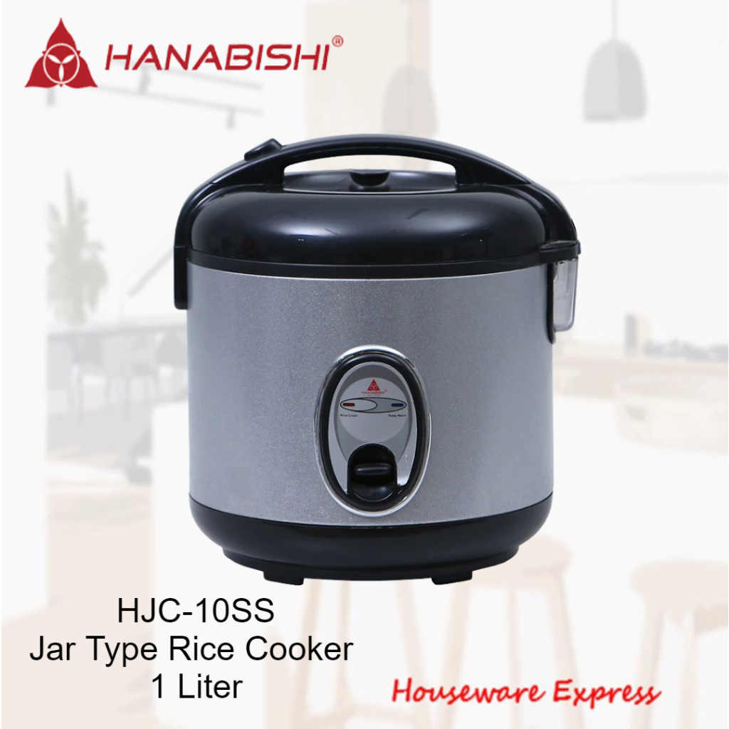 Hanabishi HJC-10SS Jar Type Rice Cooker HJC10SS 1.0 Liter (5 Cups ...