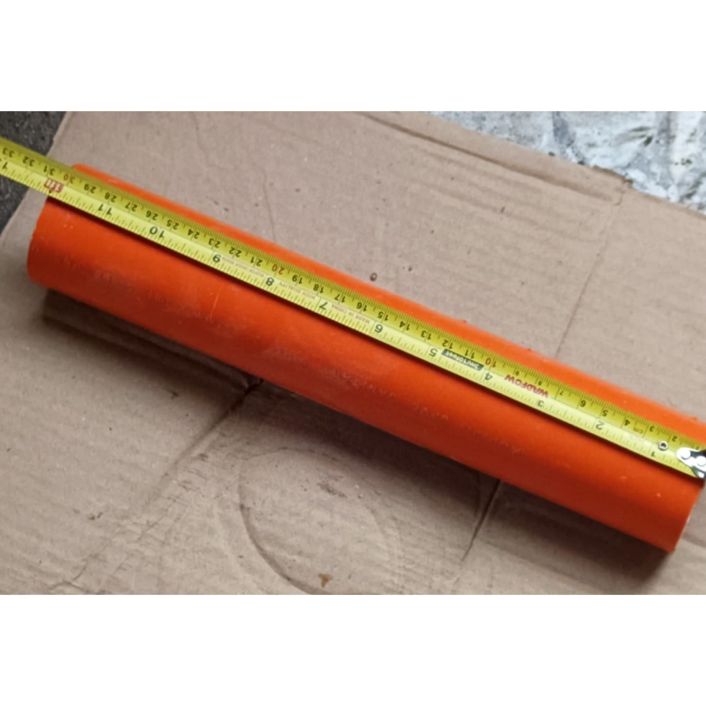 (1 FEET / 12 INCH) BIOPIPE PVC PIPE ORANGE S600 SIZE 2" 3" 4" SOLD