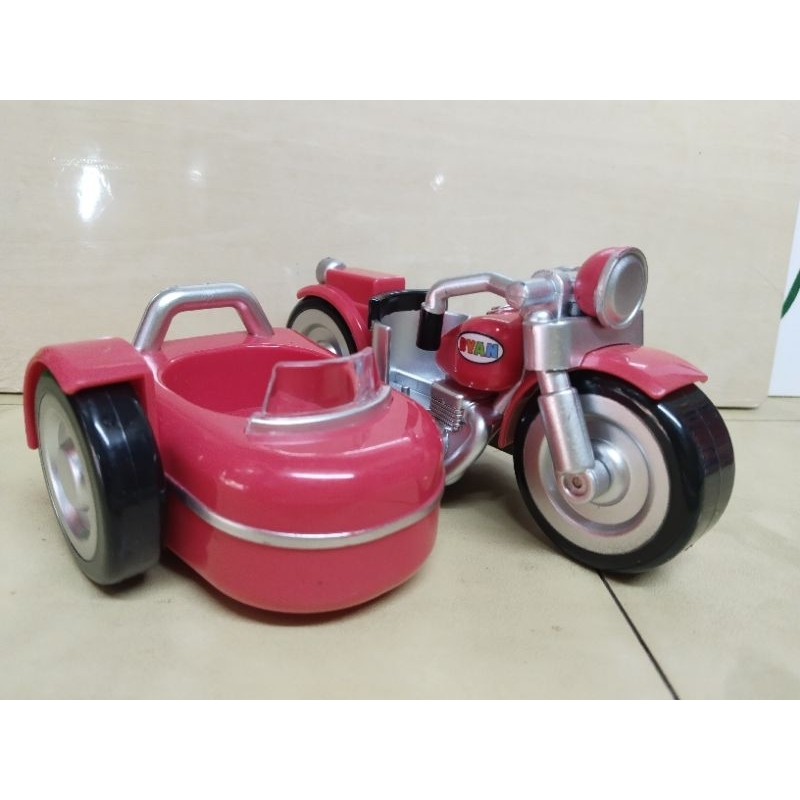 2019 Bonkers Ryan s World Motorcycle with Side Car Only Red Pull Back and Go