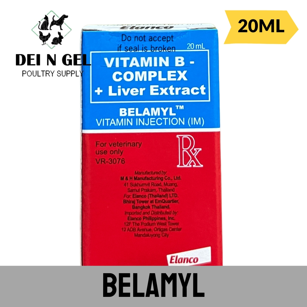 BELAMYL VITAMIN B COMPLEX WITH LIVER EXTRACT FOR ANIMALS (20ML ...