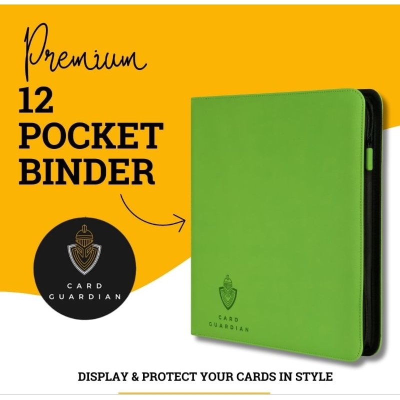 Card Guardian Premium 12 Pocket Binder for up to 480 Cards Shopee