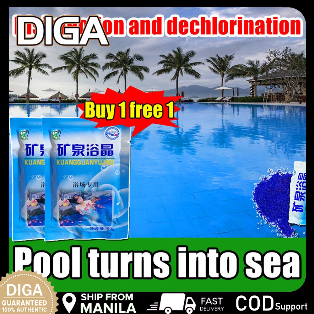 Turning blue! GoChlorine for swimming pool Chlorine for water treatment ...