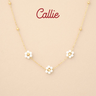 Callie Stainless Steel Aila Dainty Flower Necklace Shop Callie | Shopee ...