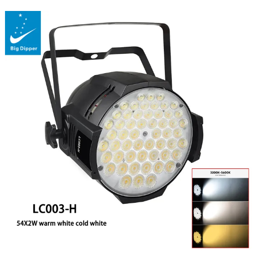 Big dipper 100W Warm/Cold White 54*2W Par Light LC003-H Amber white ...