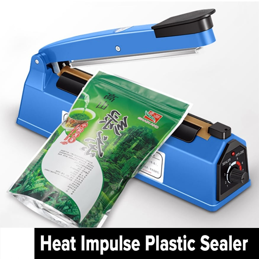 Heavy Duty PFS200mm 300mm Plastic Sealer Impulse Heat Sealer Plastic