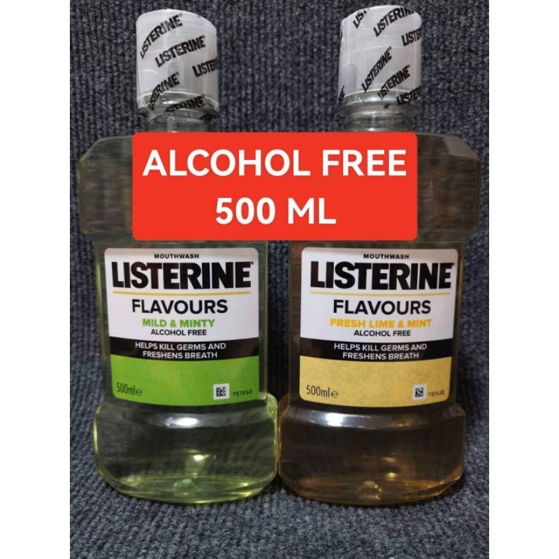 Listerine Mouthwash Alcohol Free 500ml Shopee Philippines