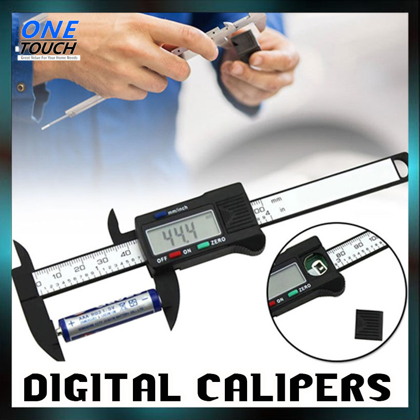 Digital Calipers 100mm 4inch LCD Electronic Vernier Caliper