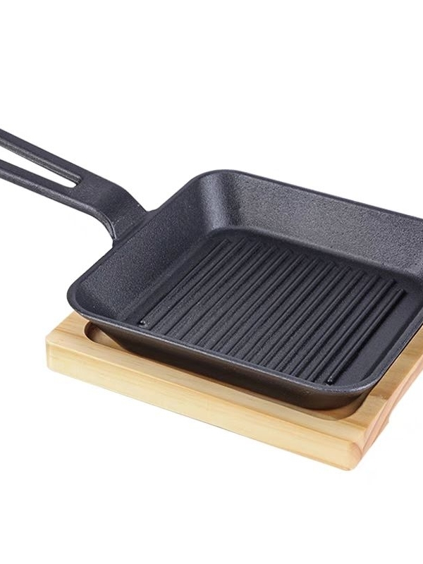 Sizzling Plate Single & Double Handle Sizzling Plate With Wood Handle ...