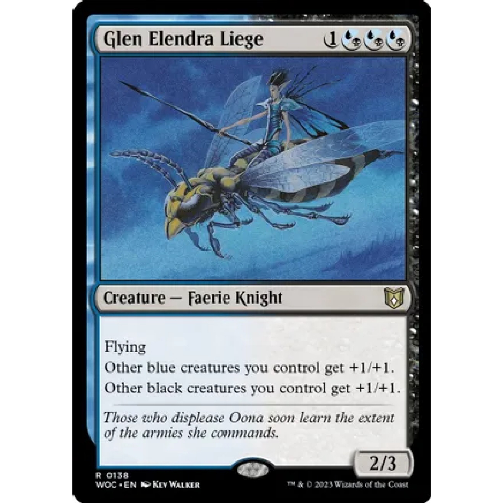 MTG WOC : Glen Elendra Liege - Pack Fresh Commander: Wilds of Eldraine ...