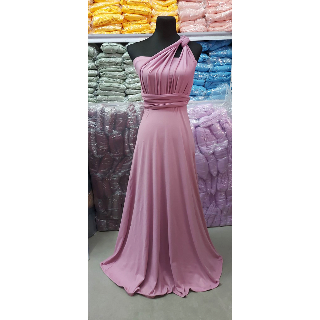 Doncher12 Infinity Dress Bridesmaid PINK Shades All sizes available Shopee Philippines