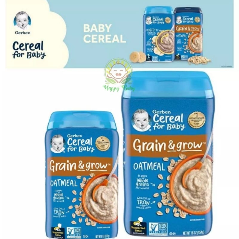 Gerber Oatmeal Cereal Single Grain Shopee Philippines 8574