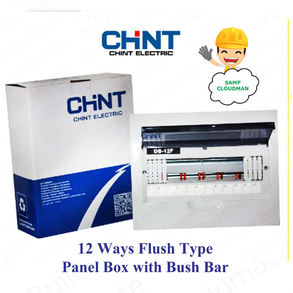 Chint 12 Ways Panel Box with Bush Bar Distribution Board for Din