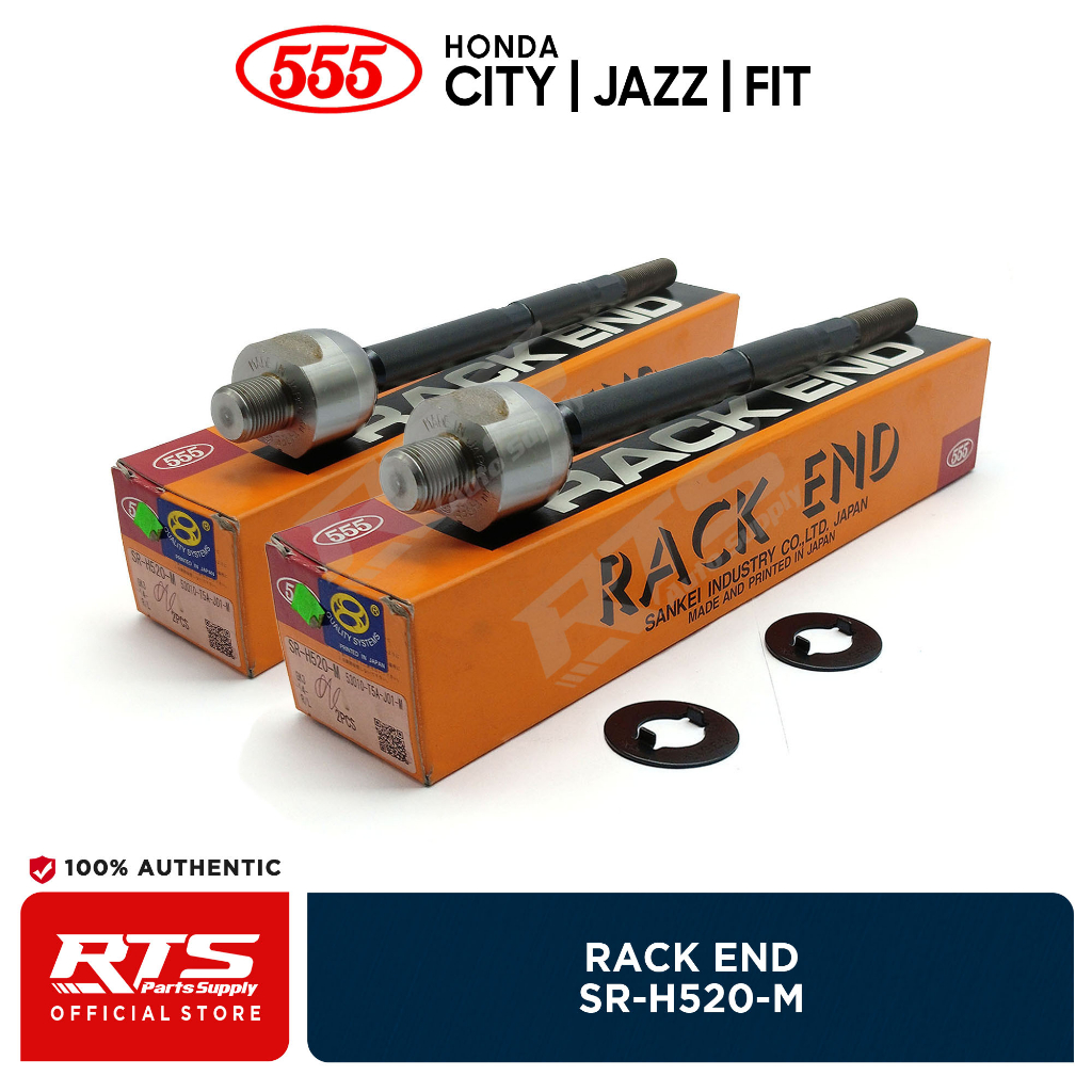 555 SR-H520 -M Rack end Honda City / Jazz / Fit / 53010-T5A-J01 2pcs ...