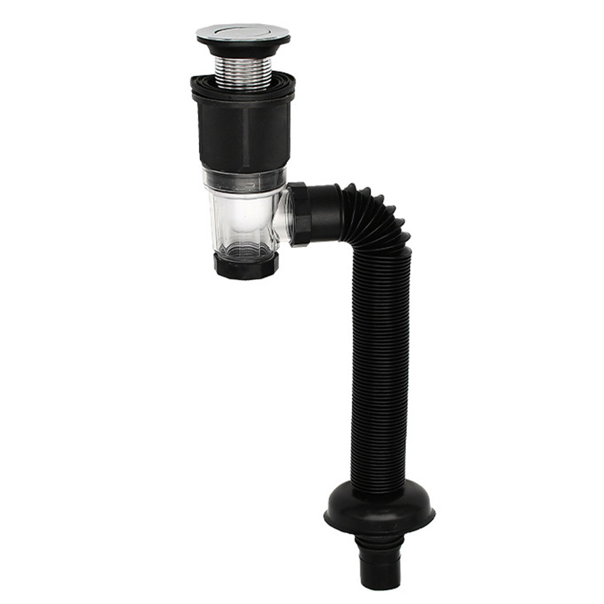 GEEBON Universal Sink Drain Pipe Retractable Deodorant Sewer Drainage ...