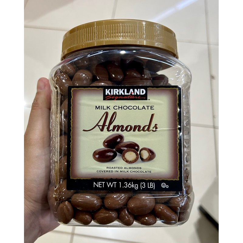 KIRKLAND SIGNATURE MILK CHOCOLATE ALMONDS 1.36kg Shopee Philippines