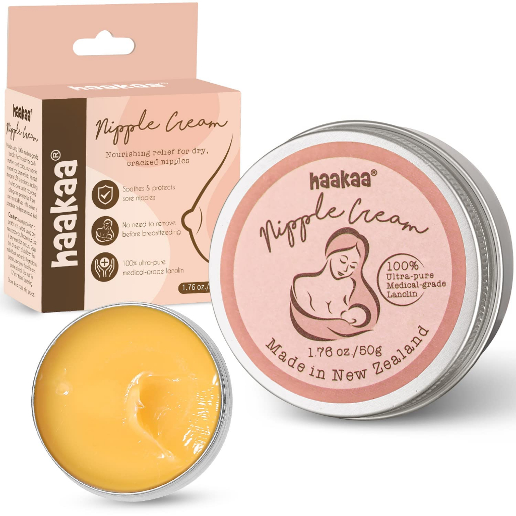 haakaa Nipple Butter Lanolin Nipple Cream for Breastfeeding Natural