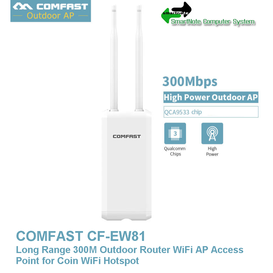 COMFAST CF-EW81 Long Range 300M Outdoor Router WiFi AP Access Point for ...