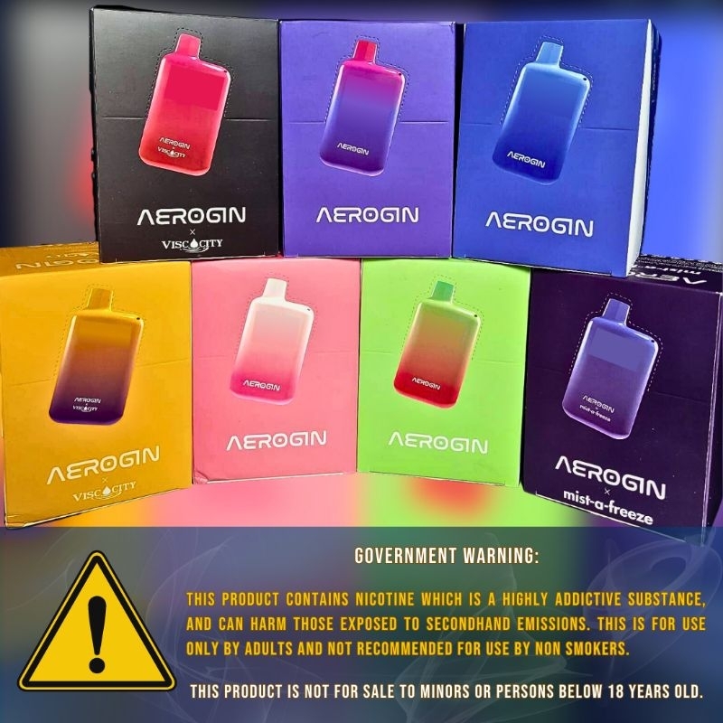 AEROGIN 5500 PUFFS DISPOSABLE POD | Shopee Philippines