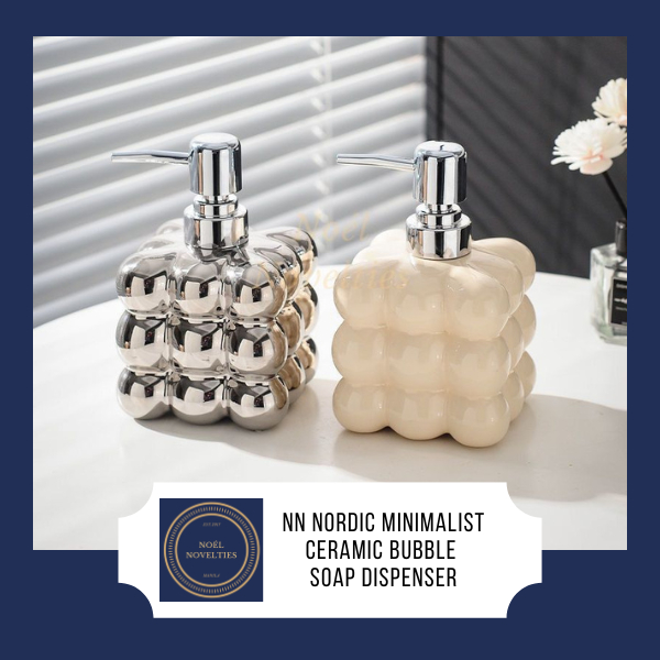 Noel Novelties Nordic Minimalist Ceramic Bubble Bathroom Liquid Soap