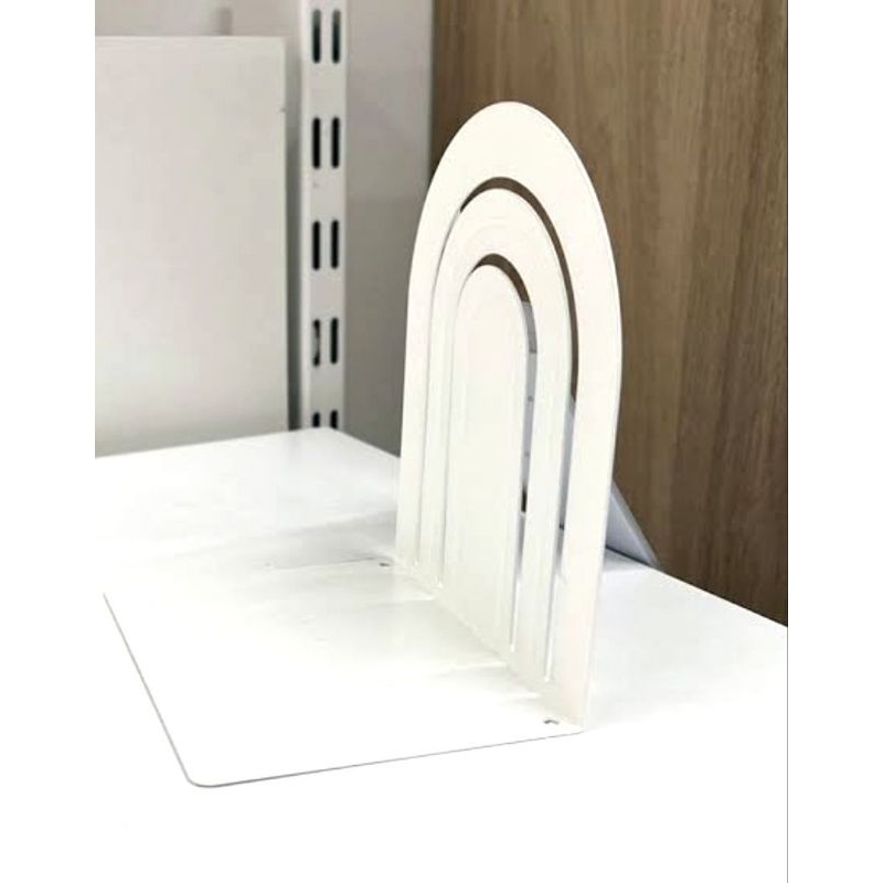 Ikea White Steel Bookend Shopee Philippines