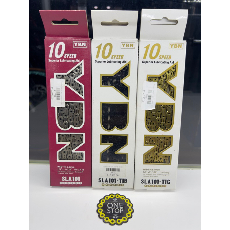 YBN CHAIN 10 SPEED SLA 101 SILVER/BLACK/GOLD | Shopee Philippines
