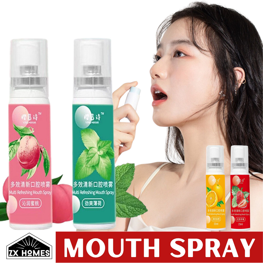 ZX HOMES Mouth Spray Long Lasting Breath Freshener Mint Oral Spray for