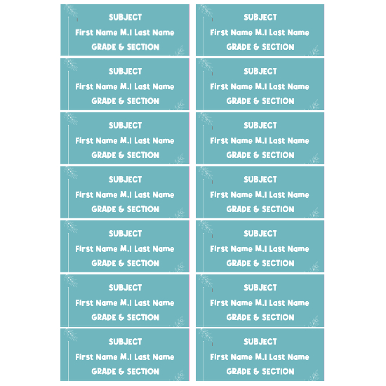 Colored notebook stickers set for students | Shopee Philippines