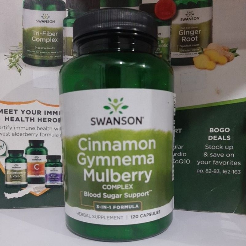 Cinnamon Gymnema Mulberry Complex. 750mg. 120 capsules EXP: Dec. 2025 ...
